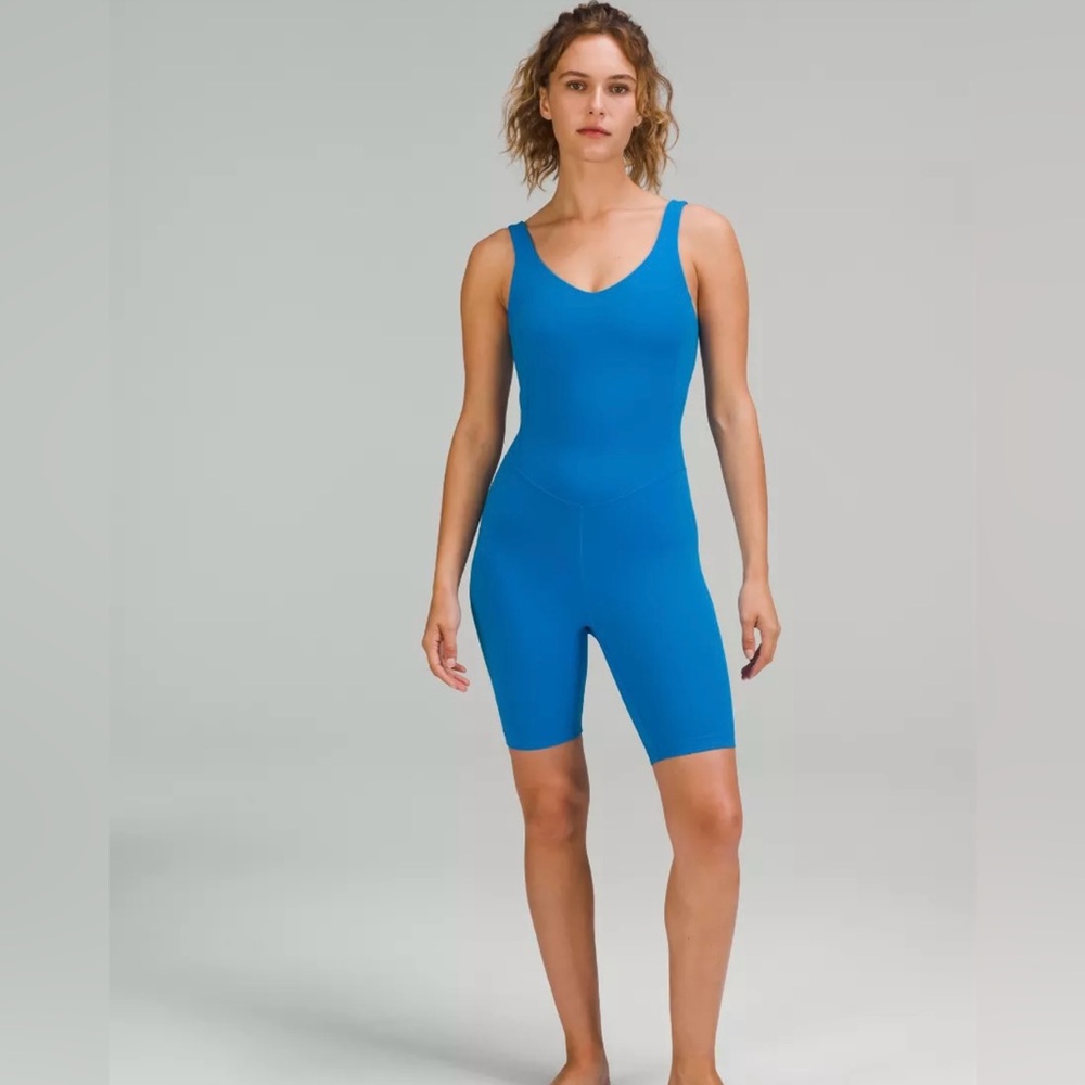 Lululemon align 8” Blue Women's Sleeveless Bodysuit